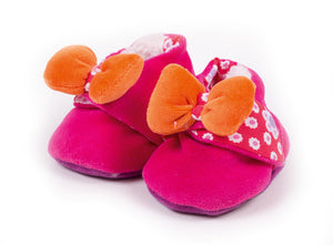 Baby slippers - Red Flower