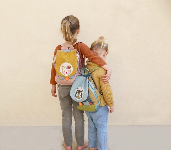 Personalized children's backpack - Madame Ourse