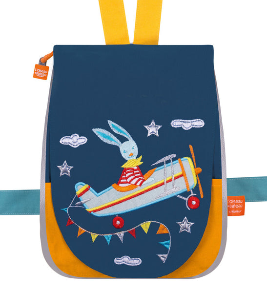 Personalized children's backpack - Lapin Voltige