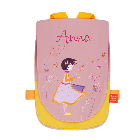 Personalized children's backpack - The ladybug sower