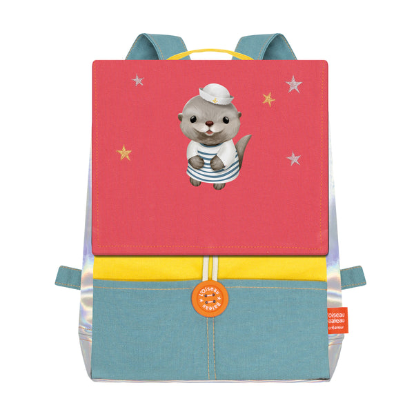 Personalized children's backpack - Otter Sea