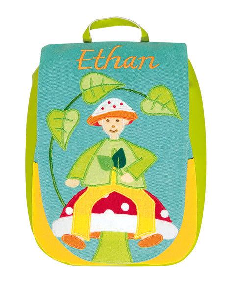 Personalized children's backpack - The Mushroom