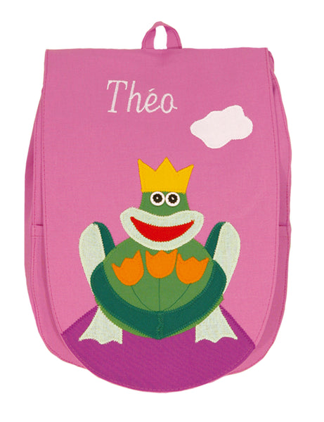 Personalized children's backpack - Frog