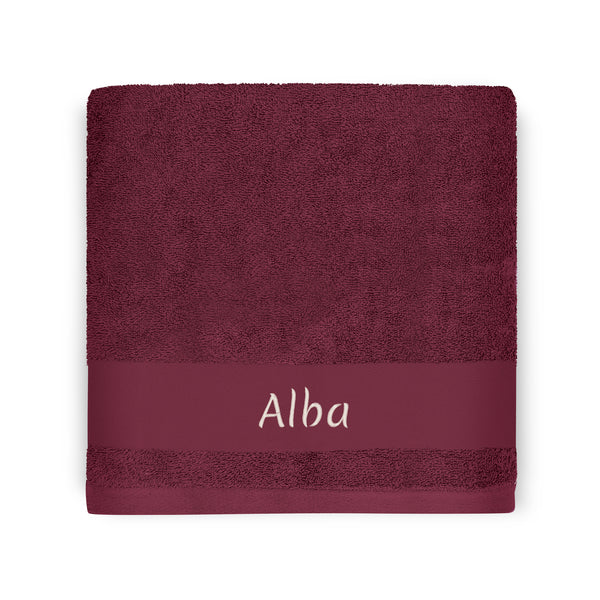 Personalized children's towel - Raspberry Mouse