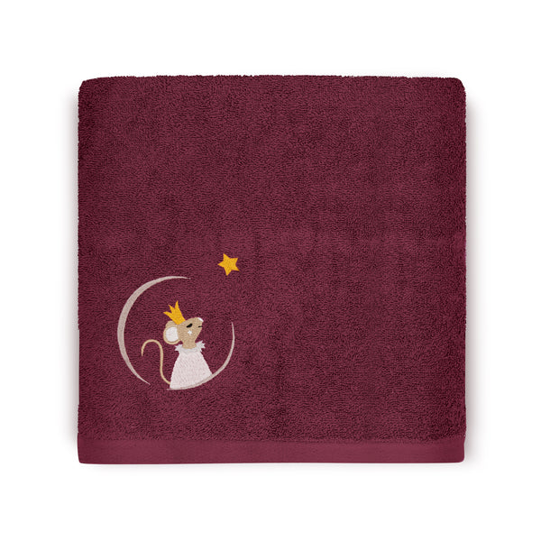 Personalized children's towel - Raspberry Mouse