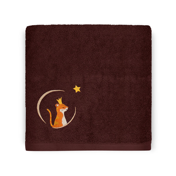 Personalized children's towel - Chocolate Tiger