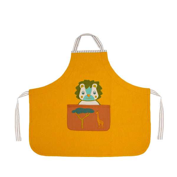 Personalized apron for children - Lion Criquet