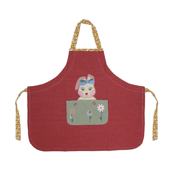 Personalized apron for children - Madame Rabbit