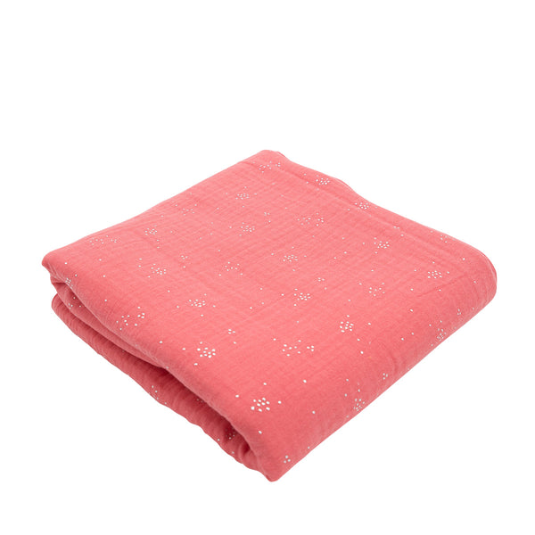 Personalized baby blanket - Pale Pink