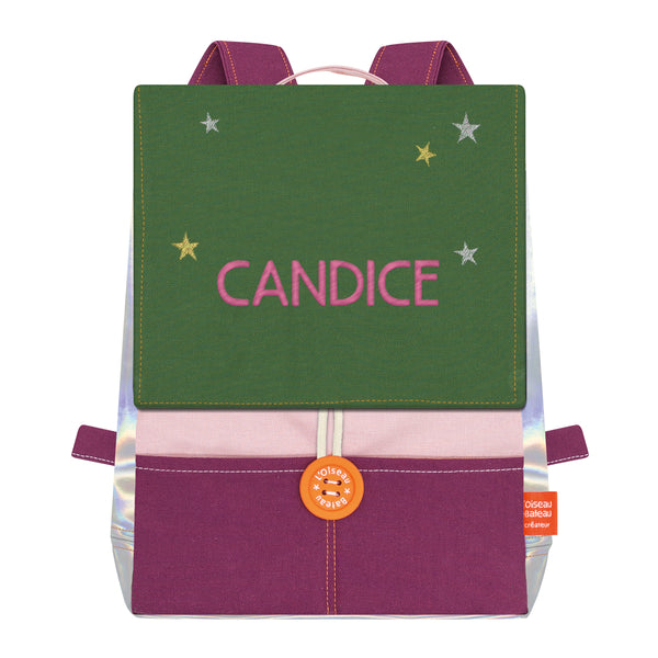 Personalized Astro children's backpack - Powder and Foam
