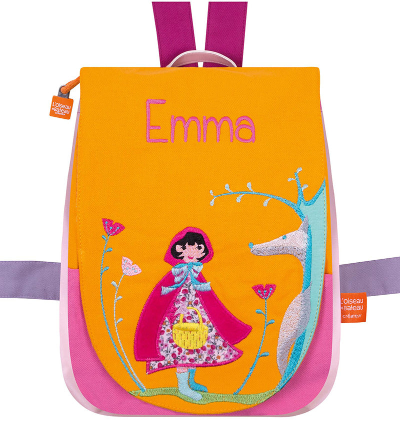 customizable children's backpack - Red Riding Hood
