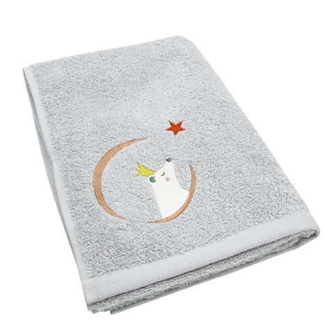 Personalized children's towel 50x100 - Gray bear