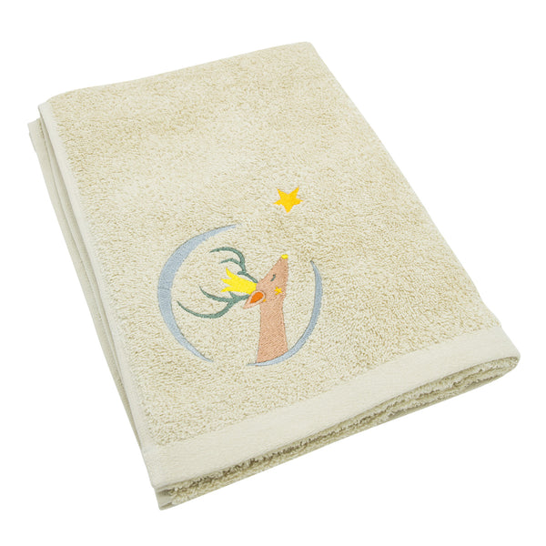 Personalized children's towel 50x100 - Linen suede