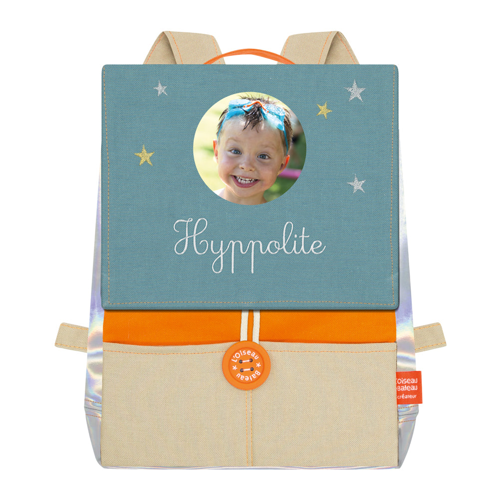 Personalized children's backpack with photo – Ocean