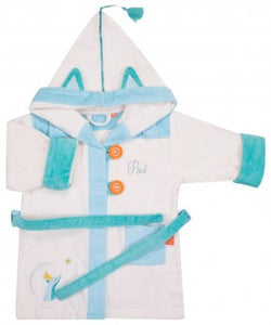 Personalized bathrobe for children - Ecru Fox